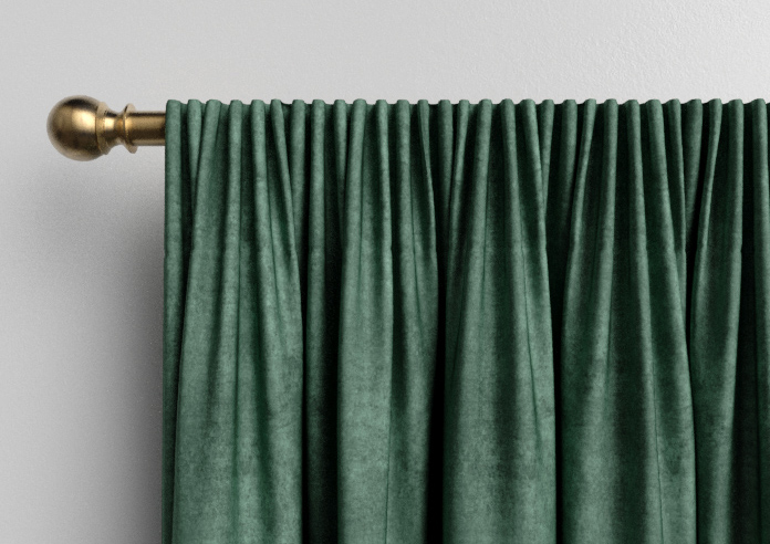 Florence Faux Suede, Fern Green - Made to Measure Curtains - Image 9